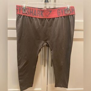 Gym Shark Cropped Leggings Athletic Workout Yoga Women’s Size Medium Running